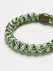 FatFace Green Twist Hair Tie - Image 2 of 2
