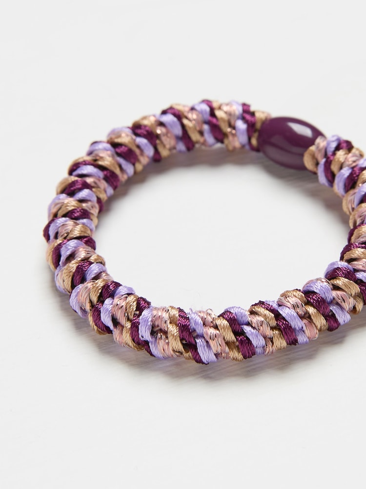 FatFace Pink Twist Hair Tie - Image 2 of 2