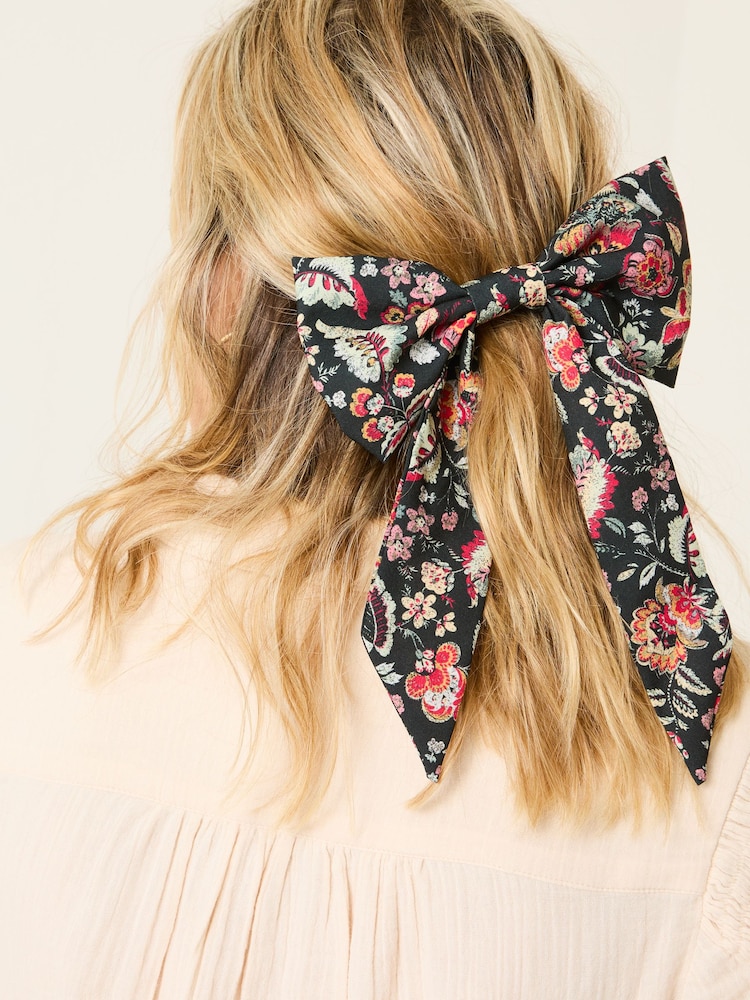 FatFace Printed Hair Bow - Image 1 of 3