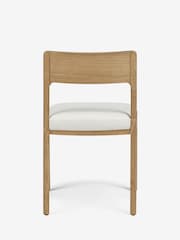Jasper Conran London Set of 2 Oak Frame Natural Belgrave Dining Chairs - Image 7 of 7