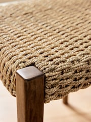 Nina Campbell Set of 2 Dark Wood Effect Alder Dining Chairs - Image 3 of 7