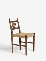 Nina Campbell Set of 2 Dark Wood Effect Alder Dining Chairs - Image 5 of 7