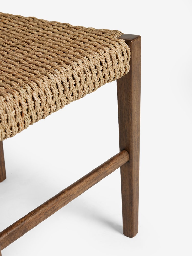 Nina Campbell Set of 2 Dark Wood Effect Alder Dining Chairs - Image 7 of 7