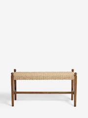 Nina Campbell Dark Wood Effect Alder Dining Bench - Image 6 of 7