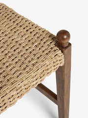 Nina Campbell Dark Wood Effect Alder Dining Bench - Image 7 of 7