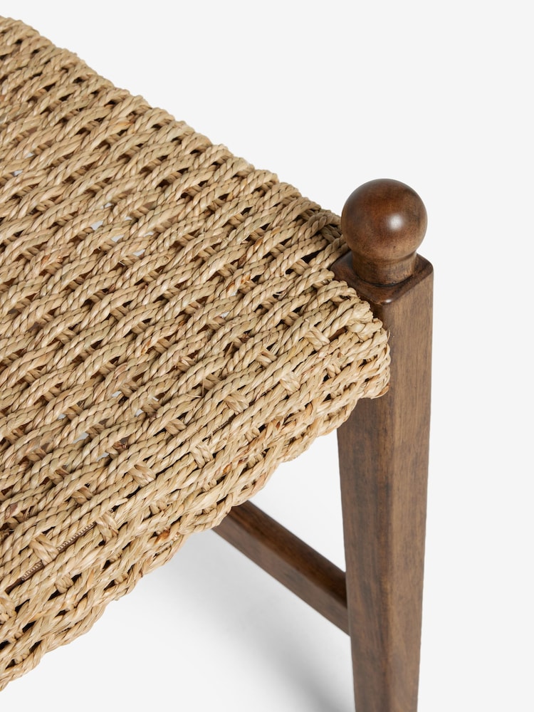 Nina Campbell Dark Wood Effect Alder Dining Bench - Image 7 of 7