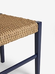 Nina Campbell Set of 2 Navy Blue Alder Dining Chairs - Image 8 of 8