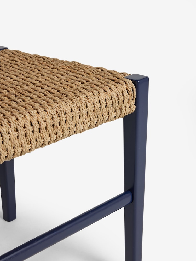 Nina Campbell Set of 2 Navy Blue Alder Dining Chairs - Image 8 of 8