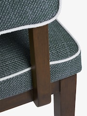 Nina Campbell Indigo Blue Dining Chairs - Image 3 of 8
