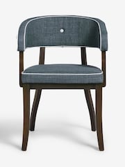 Nina Campbell Indigo Blue Dining Chairs - Image 5 of 8