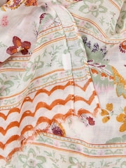 FATFACE leve estampado Wilding Scarf - Imagem 2 de 2