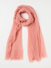 FatFace Coral Pink Semi Plain Lightweight Scarf - Image 1 of 2
