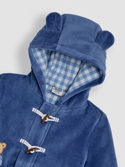JoJo Maman Bébé Navy Paddington Appliqué Duffle Coat - Image 3 of 4
