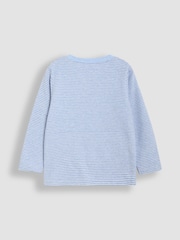 JoJo Maman Bébé Blue Paddington Appliqué T-Shirt - Image 5 of 6