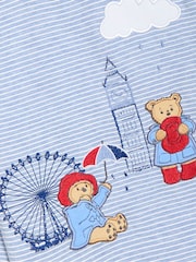 JoJo Maman Bébé Blue Paddington Appliqué T-Shirt - Image 6 of 6