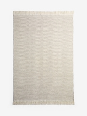 Ivory Hopsack Weave Rug - Image 5 of 5