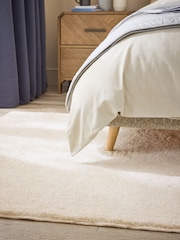 Ivory Cosy Washable Shaggy Rug - Image 2 of 5