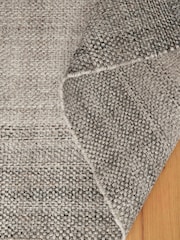 Grey Border Basket Weave Rug - Image 4 of 5
