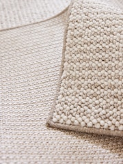 Mid Natural Albie Texture Stripe Rug - Image 5 of 5