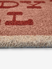 Natural Howdy Slogan Coir Doormats - Image 4 of 4