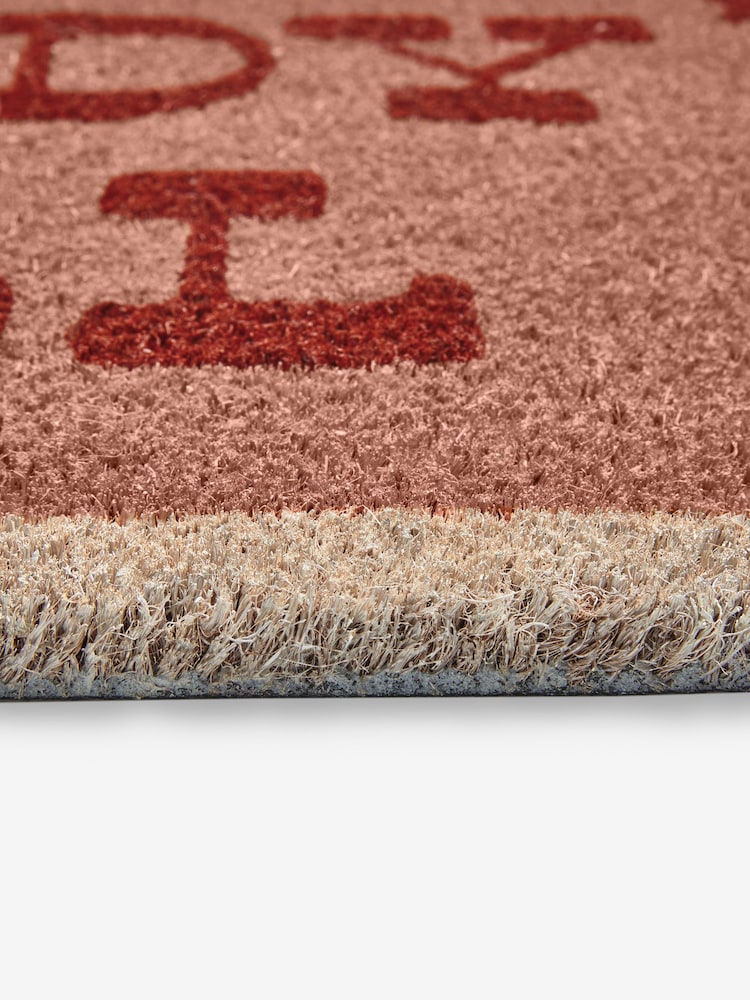 Natural Howdy Slogan Coir Doormats - Image 4 of 4