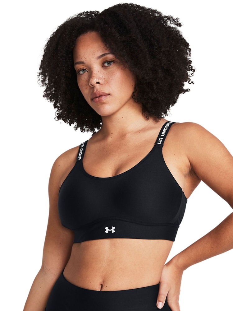 Czarny/biały - Under Armour Medium Infinity Support Bra - Image 6 of 21