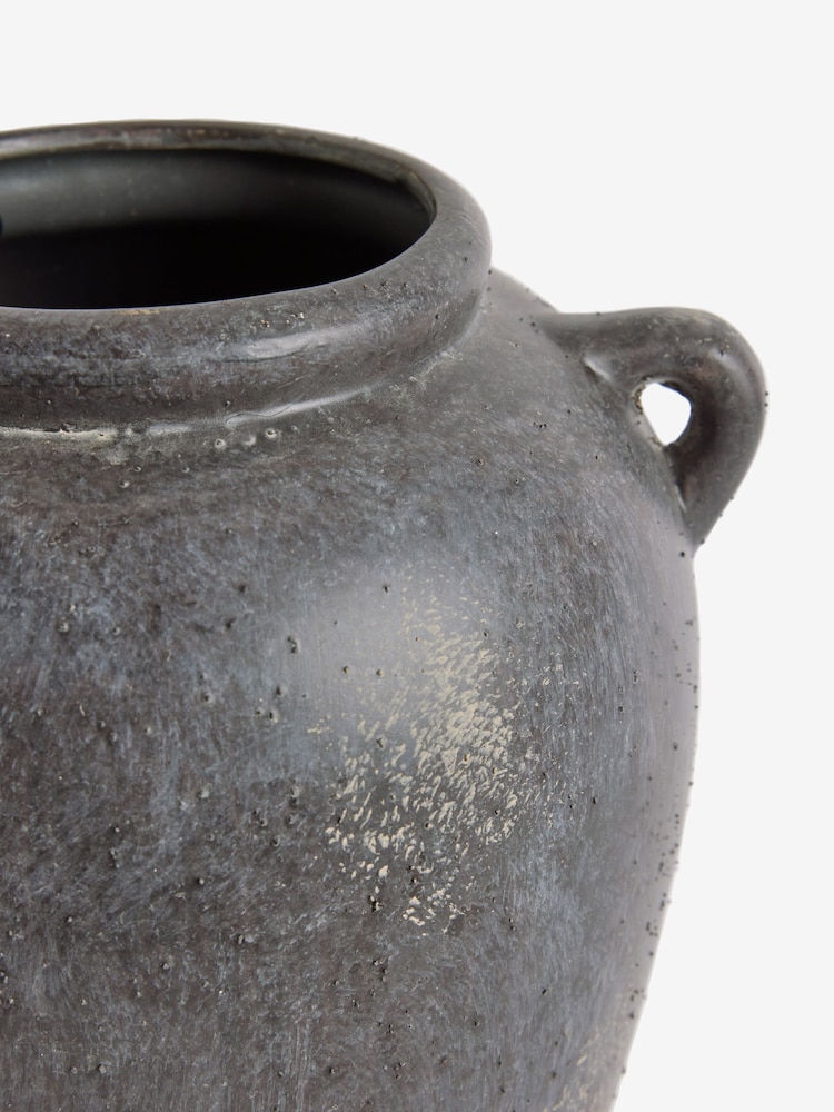 Grey Ceramic Medium Textured Lydford Vase - Image 4 of 4
