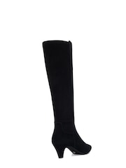 Dune London Black Sera Comfort Kitten Heel Boots - Image 4 of 6