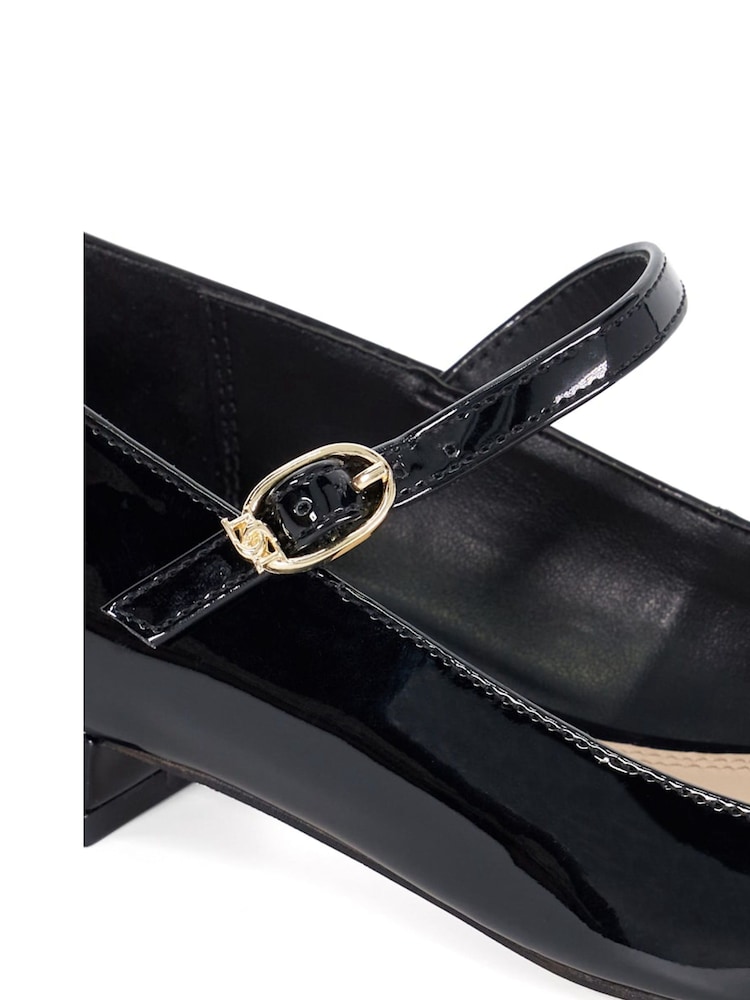 Dune London Black Habbs Buckle Mary Jane Shoes - Image 5 of 5