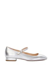 Dune London Silver Habbs Buckle Mary Jane Shoes - Image 4 of 6