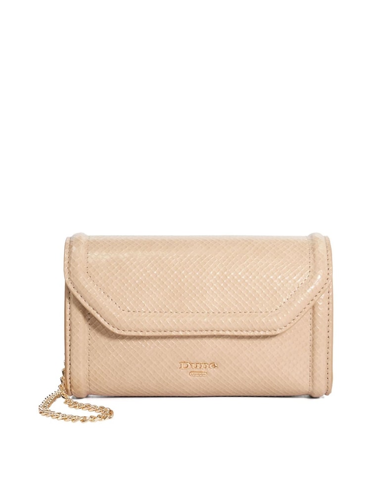 Braun - Dune London Bellini Clutch mit Umschlag und Bordürendetail - Bild 1 von 5