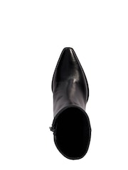 Dune London Black Paxten Smart Western Ankle Boots - Image 5 of 6