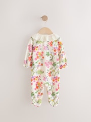 Ecru White Cath Kidston Miffy Baby 100% Cotton Sleepsuit - Image 2 of 4