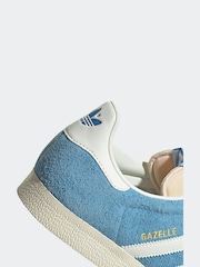 adidas Originals Light Blue Gazelle Trainers - Image 9 of 9