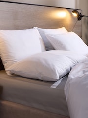 Snuggledown Snuggledown Luxuriously Cotton Medium Support Back Sleeper Pillows Pack Of 2 - Image 1 of 9