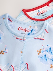 Marine-Look in Blau/Weiß - Cath Kidston – Schlafanzüge für Babys aus 100 % Baumwolle im 2er-Pack - Bild 5 von 10