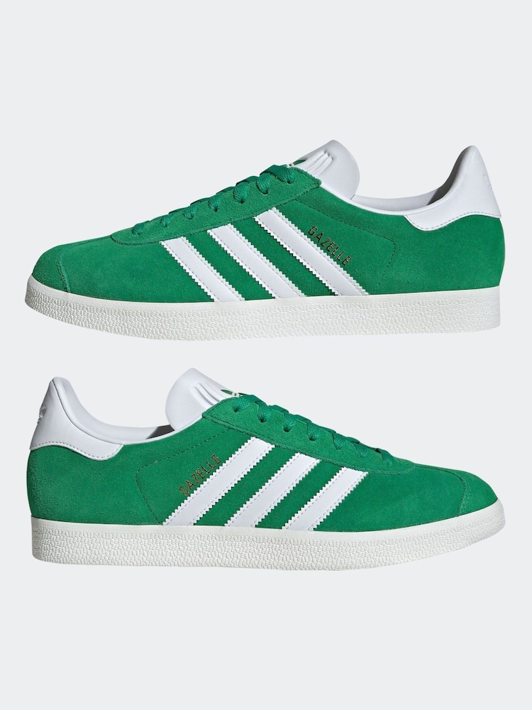 adidas Originals Green Gazelle Trainers - Image 5 of 9