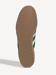 adidas Originals Beige/Green Gazelle Trainers - Image 5 of 6