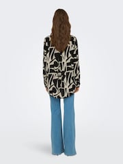 ONLY Black Long Sleeve Graphic Print Shirt - Image 2 of 6
