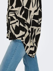 ONLY Black Long Sleeve Graphic Print Shirt - Image 4 of 6