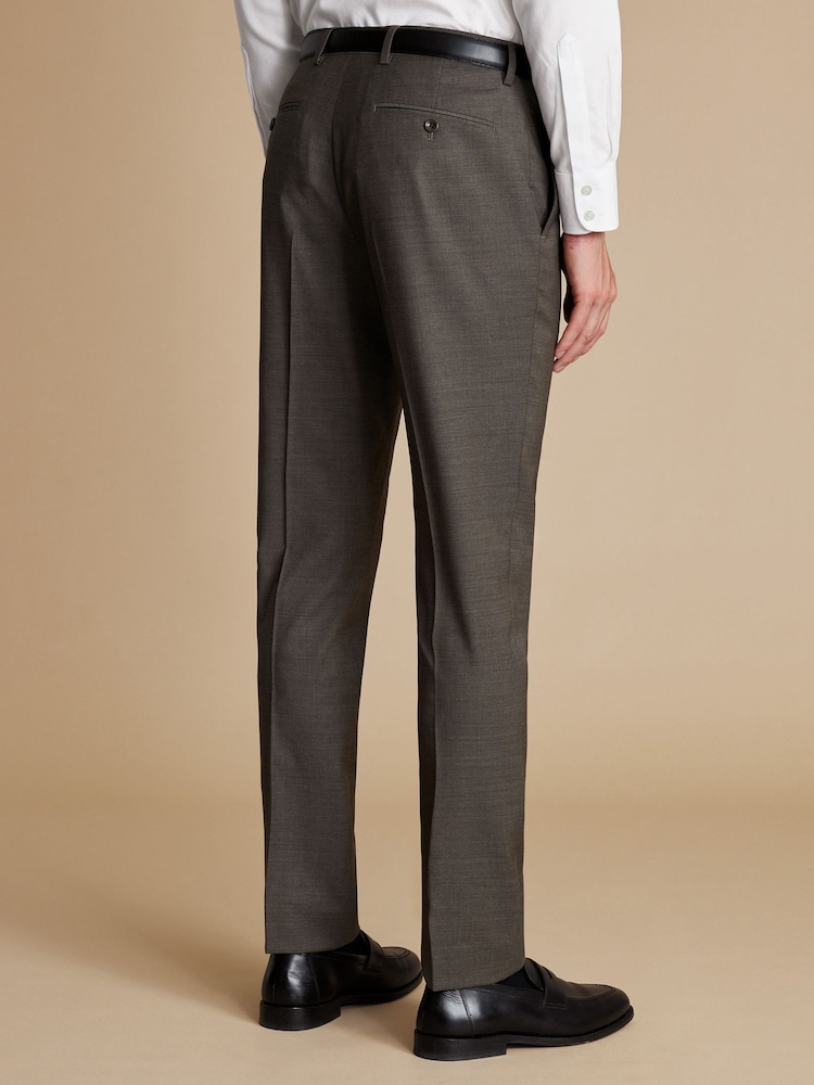 Charles Tyrwhitt Natural Slim Fit Tropical Trousers - Image 2 of 4