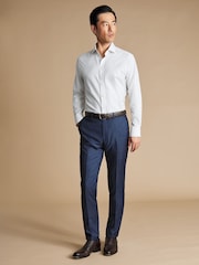 Charles Tyrwhitt Blue Slim Fit Italian Luxury Suit: Trousers - Image 1 of 3