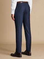 Charles Tyrwhitt Slim Fit End on End Travel Suit: Trousers - Image 2 of 4