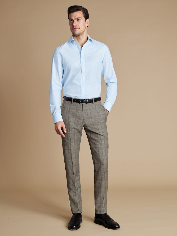 Charles Tyrwhitt Natural Ultimate POW SF Trousers - Image 1 of 4