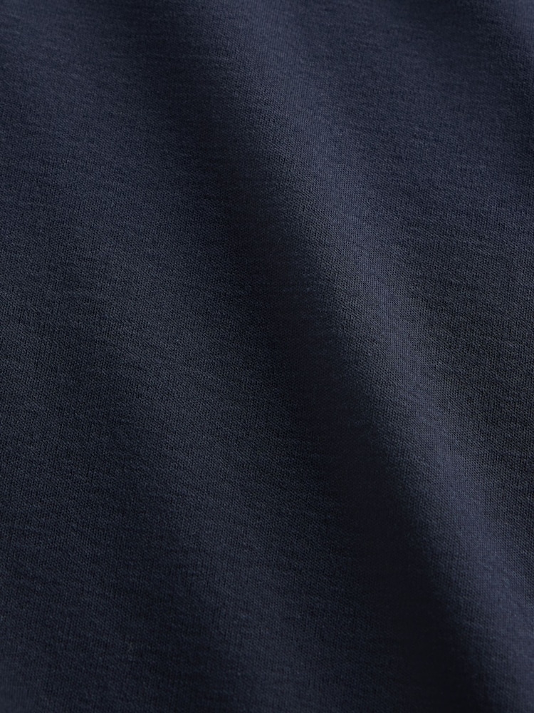 Gap Navy Supima® Cotton Relaxed T-Shirt - Image 4 of 4 Gap Navy Supima® Cotton Relaxed T-Shirt - Image 4 of 4