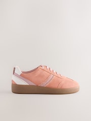 Кораллово-розовый - Кроссовки Forever Comfort ® из кожи на толстой подошве со шнуровкой - Image 9 of 11