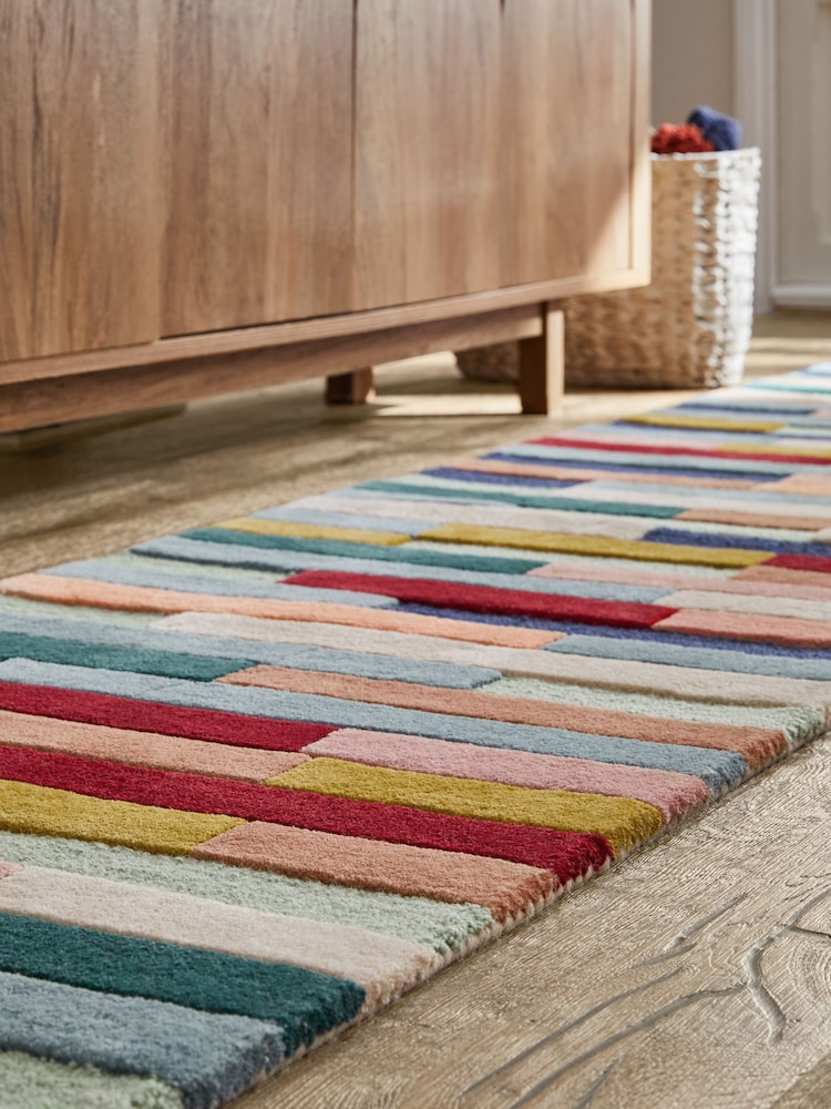 Multi Rio Broken Stripes Runner - Image 2 of 6