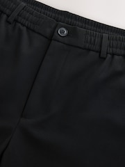 Schwarz - Slim Fit Smart Motionflex Trousers with Internal Drawcord - Bild 12 von 12