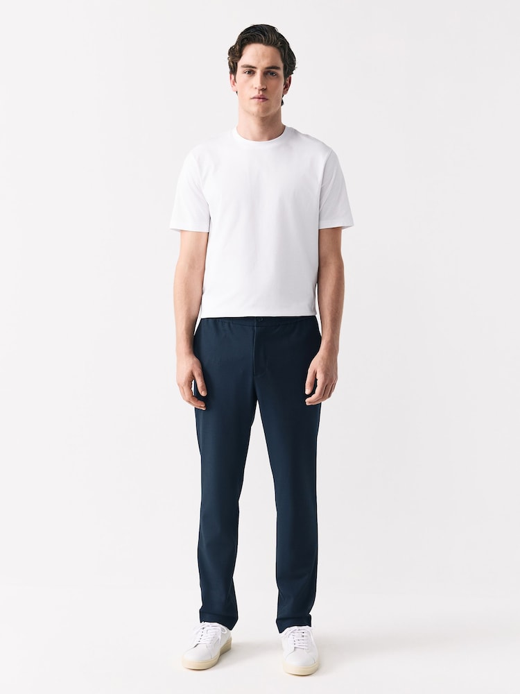 Marineblau/blau - Smart-Motionflex-Hose in Slim-Fit-Passform mit internem Kordelzug - Image 3 of 6