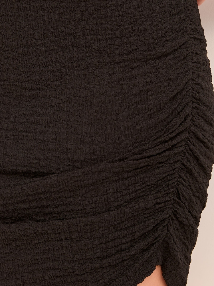 Lipsy Tenåring Ermeløs Jersey Textured Bodycon Kjole (9-16år) - Image 3 of 4